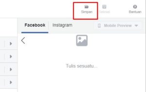 7 Klik simpan membuat landing page